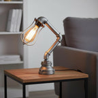 Industrial Steampunk Pipe Table Lamp Vintage Retro Desk