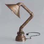 Industrial Steampunk Pipe Table Lamp Vintage Retro Desk