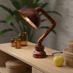 Industrial Steampunk Pipe Table Lamp Vintage Retro Desk