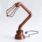 Industrial Steampunk Pipe Table Lamp Vintage Retro Desk