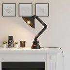 Industrial Steampunk Pipe Table Lamp Vintage Retro Desk