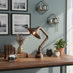 Industrial Steampunk Pipe Table Lamp Vintage Retro Desk