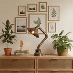 Industrial Steampunk Pipe Table Lamp Vintage Retro Desk