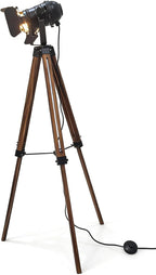 Industrial Tripod Floor Lamp Stand Lights 5m Cable