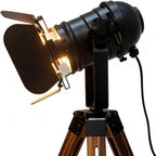Industrial Tripod Floor Lamp Stand Lights 5m Cable