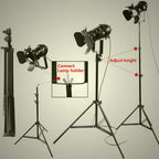 Industrial Tripod Floor Lamp Stand Lights 5m Cable