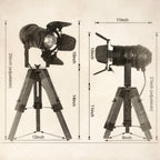 Industrial Tripod Floor Lamp Stand Lights 5m Cable