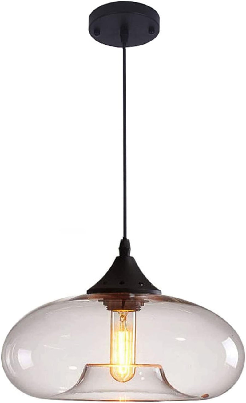 Industrial Vintage Colourful Glass Pendant Light Retro Loft