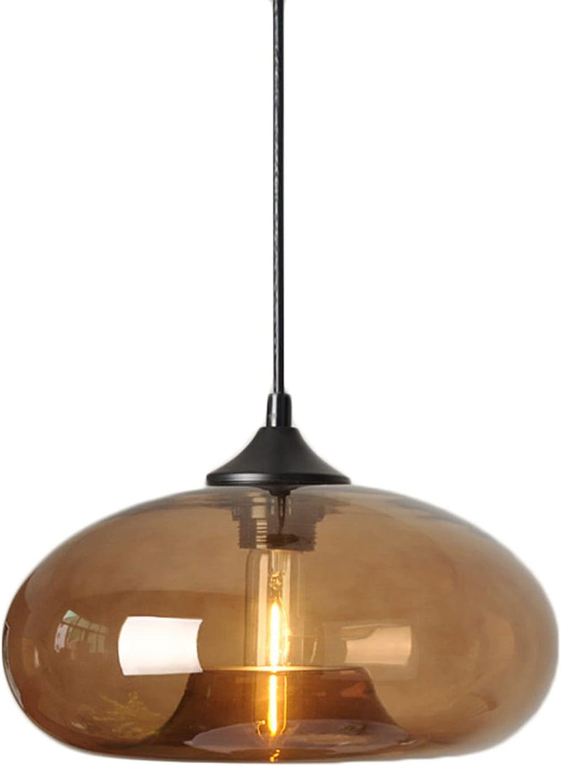 Industrial Vintage Colourful Glass Pendant Light Retro Loft