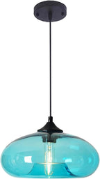 Industrial Vintage Colourful Glass Pendant Light Retro Loft