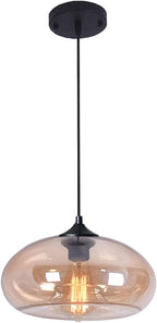 Industrial Vintage Colourful Glass Pendant Light Retro Loft