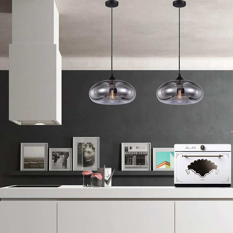Industrial Vintage Colourful Glass Pendant Light Retro Loft