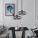 Industrial Vintage Colourful Glass Pendant Light Retro Loft