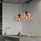 Industrial Vintage Colourful Glass Pendant Light Retro Loft