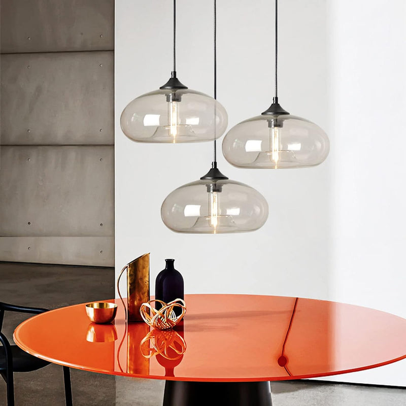 Industrial Vintage Colourful Glass Pendant Light Retro Loft