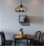 Industrial Vintage Colourful Glass Pendant Light Retro Loft