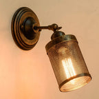 Industrial Wall Light Steampunk Metal Net Lampshade Interior (2 Pack)