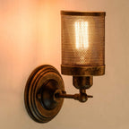 Industrial Wall Light Steampunk Metal Net Lampshade Interior (2 Pack)