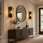 Industrial Wall Lights Sconce Lighting Metalglass (Set of 2)