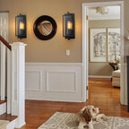 Industrial Wall Lights Sconce Lighting Metalglass (Set of 2)