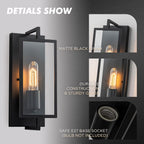 Industrial Wall Lights Sconce Lighting Metalglass (Set of 2)