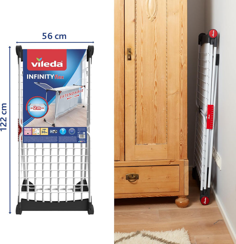 Infinity Flex Plus Clothes Airer Large Extendable Drying