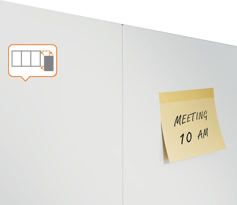 Infinity Frameless Magnetic Whiteboard 900 X 600MM