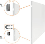 Infinity Frameless Magnetic Whiteboard 900 X 600MM 90