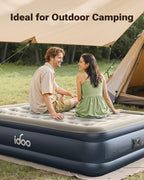 Inflatable Air Mattress Airbed with Built-In Electric Pump
