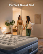 Inflatable Air Mattress Airbed with Built-In Electric Pump