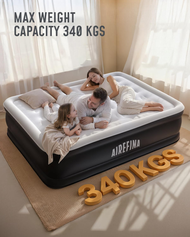 Inflatable Air Mattress Airbed with Built-In Pump
