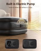 Inflatable Air Mattress Airbed with Built-In Pump Blow