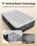 Inflatable Air Mattress Airbed with Built-In Pump Blow