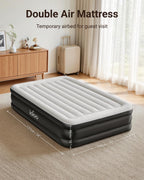 Inflatable Air Mattress Airbed with Built-In Pump Blow