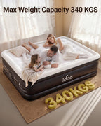 Inflatable Air Mattress Airbed with Built-In Pump Blow
