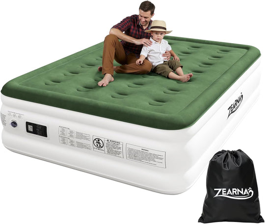 Inflatable Air Mattress Bed Airbed with Built