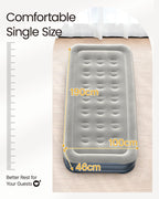 Inflatable Air Mattress Bed with Built-In Electric Pump