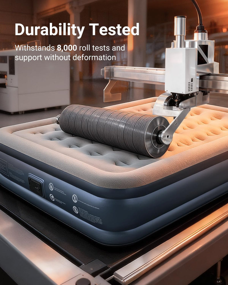Inflatable Air Mattress Bed with Built-In Electric Pump