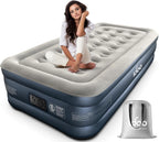 Inflatable Air Mattress Bed with Built-In Electric Pump