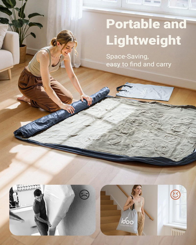 Inflatable Air Mattress Bed with Built-In Electric Pump