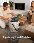 Inflatable Air Mattress Bed with Built-In Electric Pump