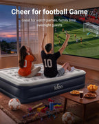 Inflatable Air Mattress Bed with Built-In Electric Pump
