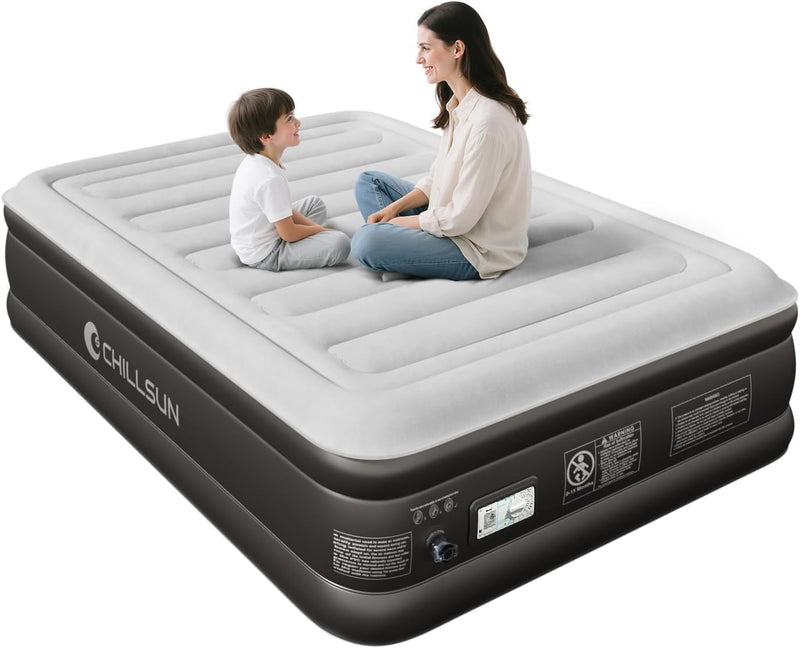 Inflatable Mattress Air Bed with Built-In Electric Pump