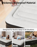 Inflatable Mattress Air Bed with Built-In Electric Pump