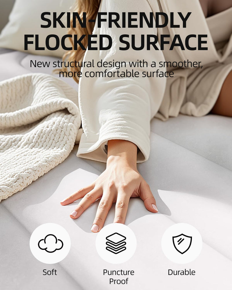 Inflatable Mattress Air Bed with Built-In Electric Pump