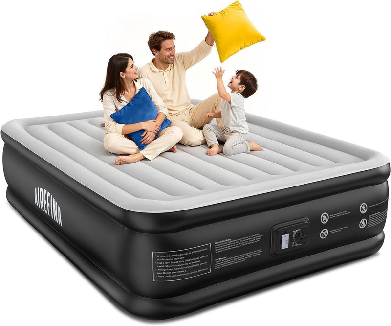 Inflatable Mattress Air Bed with Built-In Pump Blow