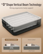 Inflatable Mattress Air Bed with Built-In Pump Blow