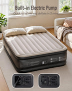 Inflatable Mattress Air Bed with Built-In Pump Blow