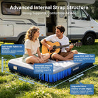 Inflatable Mattress Air with Wireless Battery Pump