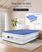 Inflatable Mattress Airbed with Built-In Pump